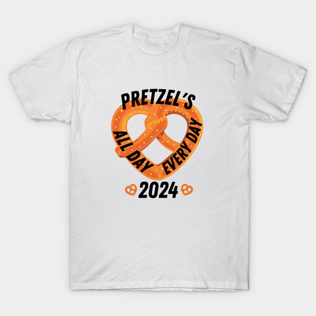 Happy National Pretzel Day 2024 Pretzel Gifts TShirt TeePublic